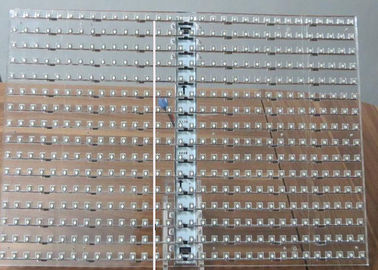 Πόσιμη διαφανής τηλεοπτική οθόνη P3.91 γκρίζο επίπεδο 14 μπιτ για την κινητή απόδοση