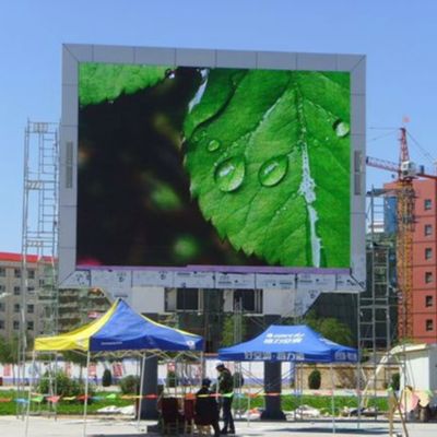 Υπαίθρια P10 υψηλή οδηγημένη καθορισμός επίδειξη SMD, υπαίθρια οδηγημένη επιτροπή επίδειξης 14 - δεκαεξάμπιτη